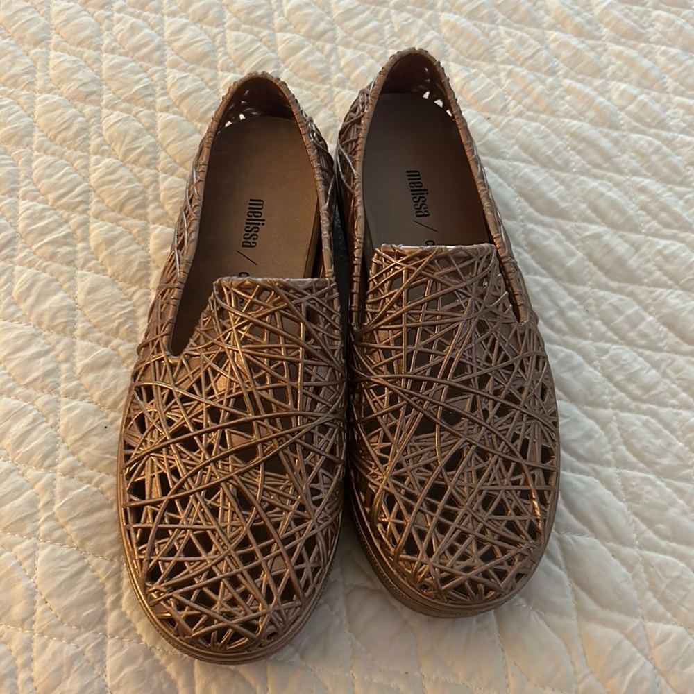 Melissa Capana Rose Gold Shoes